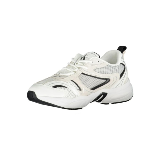 Calvin Klein Elegante te contrasterende sneaker Calvin Klein Elegante Witte Contrasterende Sneaker large