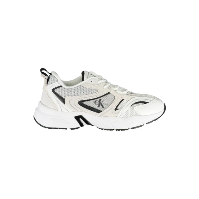 Calvin Klein Elegante te contrasterende sneaker Calvin Klein Elegante Witte Contrasterende Sneaker large