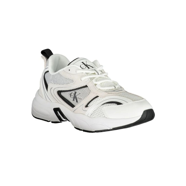 Calvin Klein Elegante te contrasterende sneaker Calvin Klein Elegante Witte Contrasterende Sneaker large