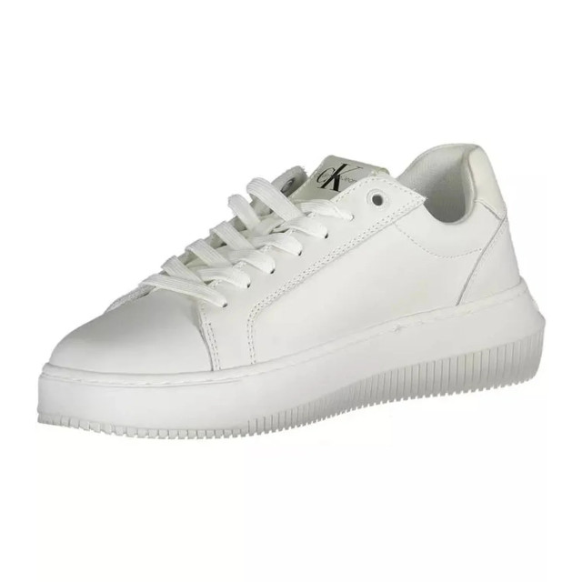 Calvin Klein Elegante te contrasterende sneaker Calvin Klein Elegante Witte Contrasterende Sneaker large