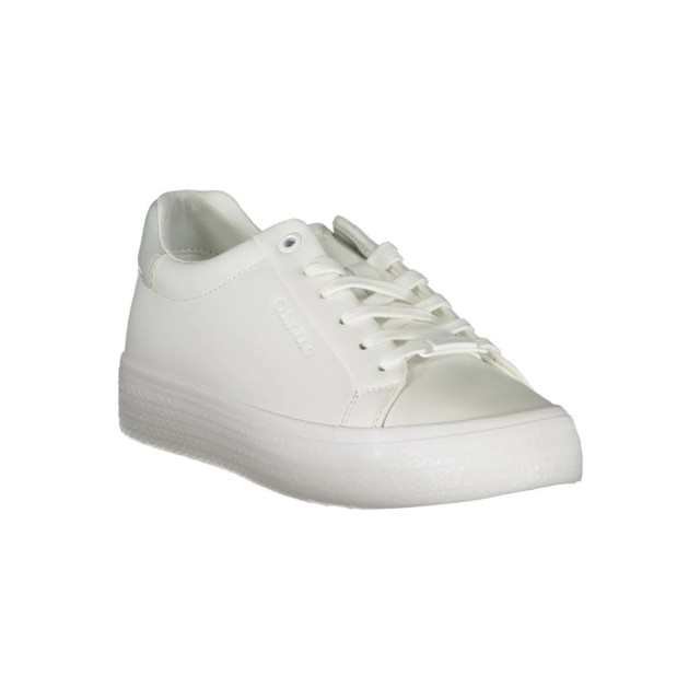 Calvin Klein Elegante te contrasterende sneaker Calvin Klein Elegante Witte Contrasterende Sneaker large