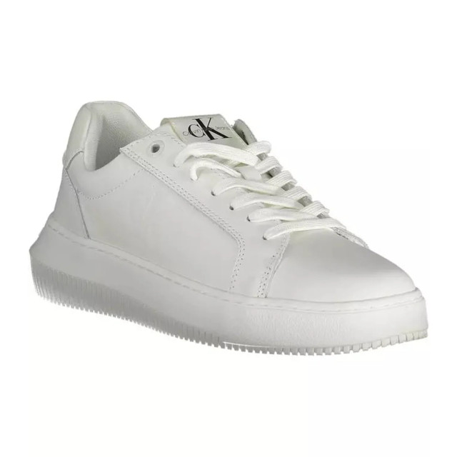 Calvin Klein Elegante te contrasterende sneaker Calvin Klein Elegante Witte Contrasterende Sneaker large