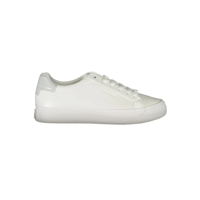 Calvin Klein Elegante te contrasterende sneaker Calvin Klein Elegante Witte Contrasterende Sneaker large