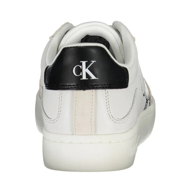 Calvin Klein Chique te sneaker met contrasterende details Calvin Klein Chique Witte Sneaker Met Contrasterende Details large