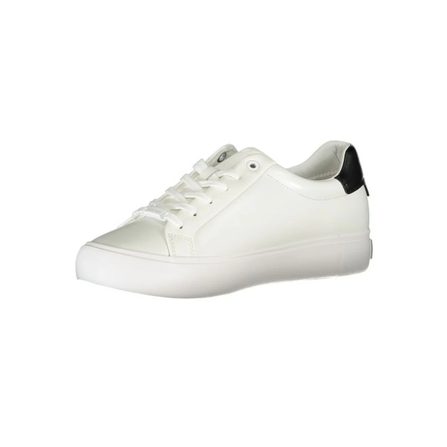 Calvin Klein Te polyester sneaker Calvin Klein Witte Polyester Sneaker large