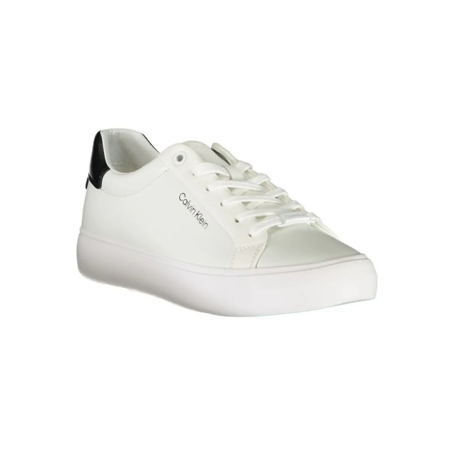 Calvin Klein Te polyester sneaker Calvin Klein Witte Polyester Sneaker large