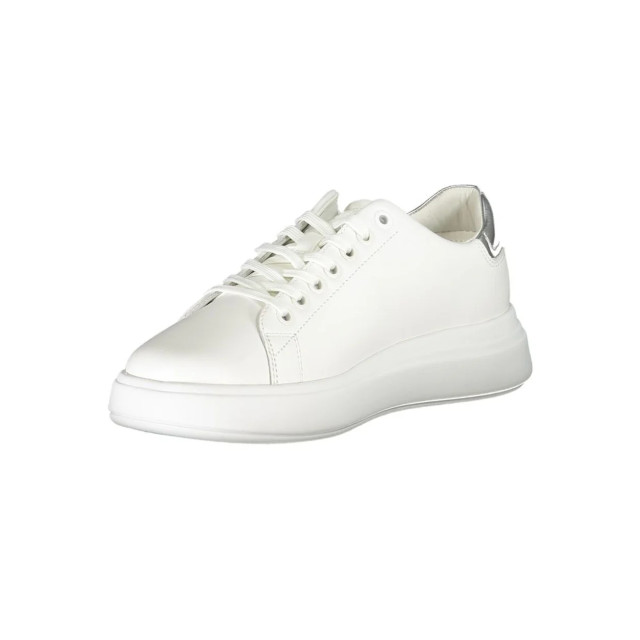 Calvin Klein Chique te sneaker met contrasterende details Calvin Klein Chique Witte Sneaker Met Contrasterende Details large