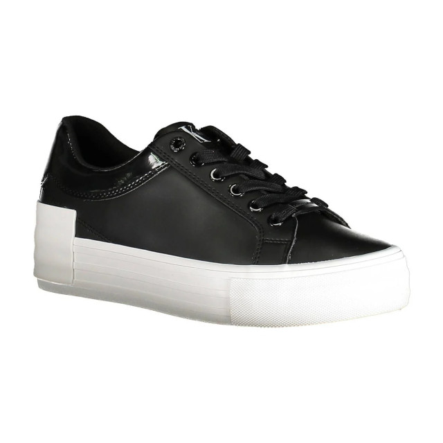 Calvin Klein Chique platformsneakers Calvin Klein Zwarte Chique Platformsneakers large