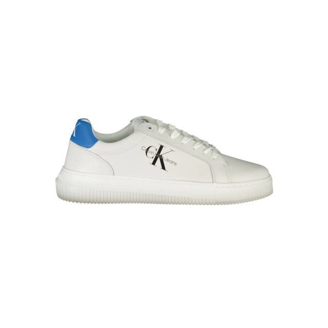 Calvin Klein Te contrasterende sneakers Calvin Klein Witte Contrasterende Sneakers large