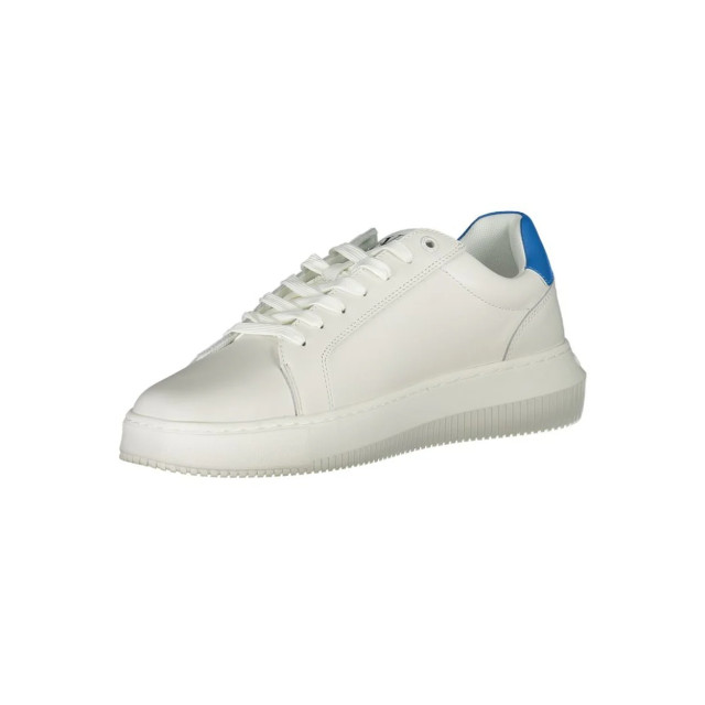 Calvin Klein Te contrasterende sneakers Calvin Klein Witte Contrasterende Sneakers large