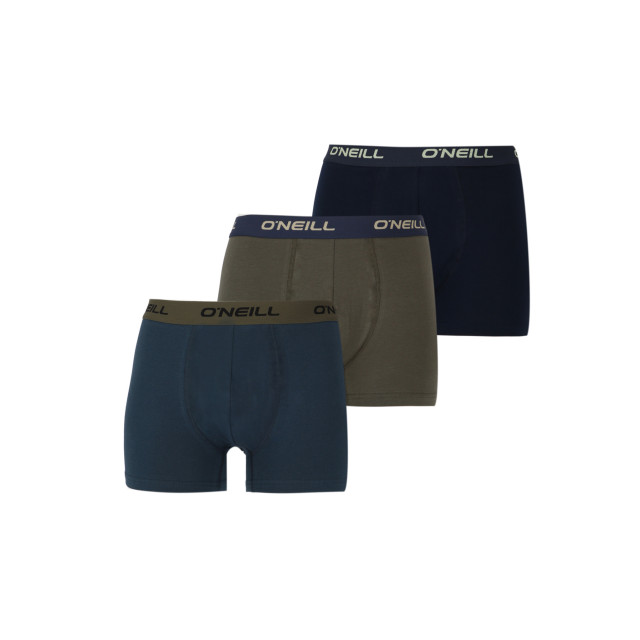 O'Neill Heren boxershorts trunks bruin/blauw 3-pack 900113-7015 large