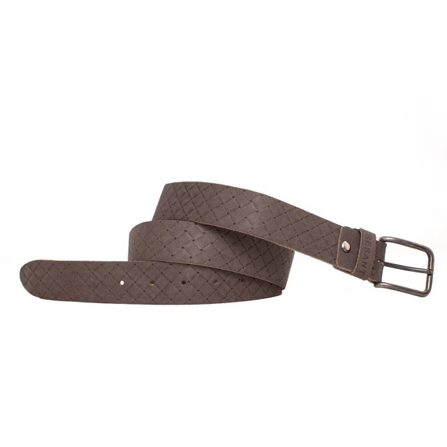 Tresanti Dani | nubuckleren riem met reliëf | TRBEIE051-402 large