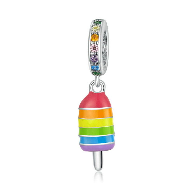 Mijn bedels Hangende bedel regenboog ijsje BSC351|one size large