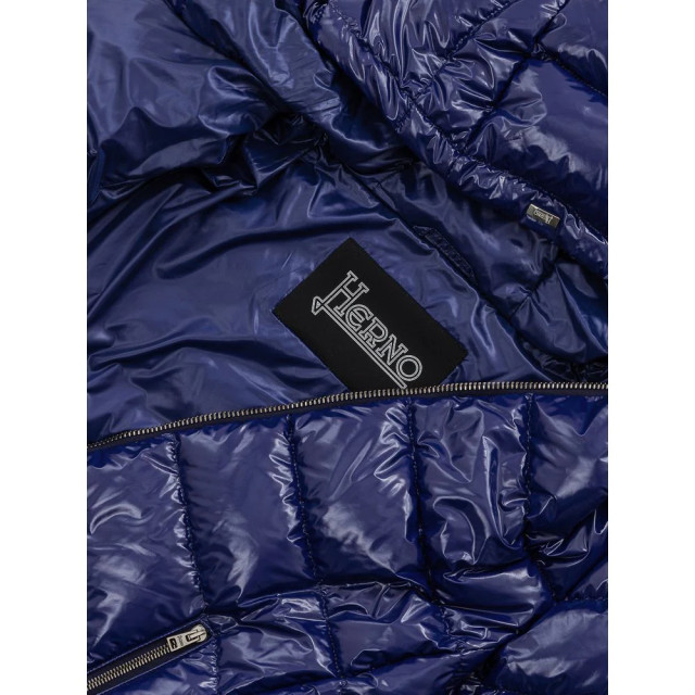 Herno Metallic jas Herno Blauw Metallic Jas large