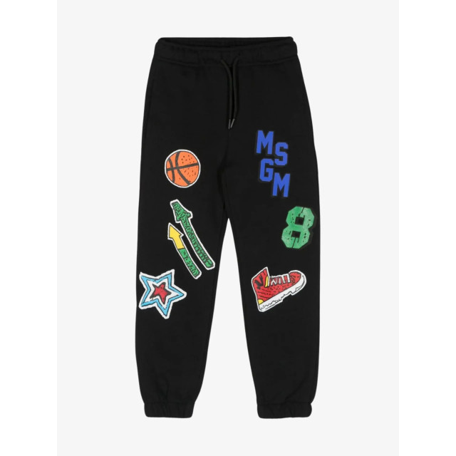 Msgm Jongens joggingbroek zwart F4MSNBFP264-110 large