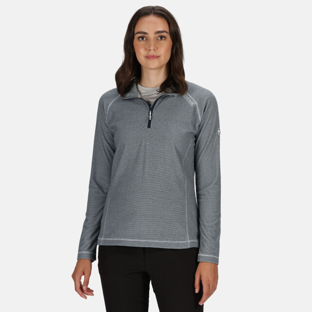 Regatta Geweldige outdoor dames montes half zip fleece top UTRG1953_navywhite large
