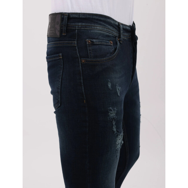 Mario Morato Jeans slim fit stretch met scheuren mm MM-S-1979/107 large