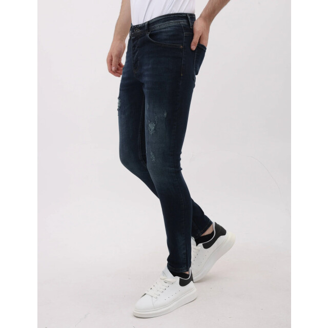 Mario Morato Jeans slim fit stretch met scheuren mm MM-S-1979/107 large