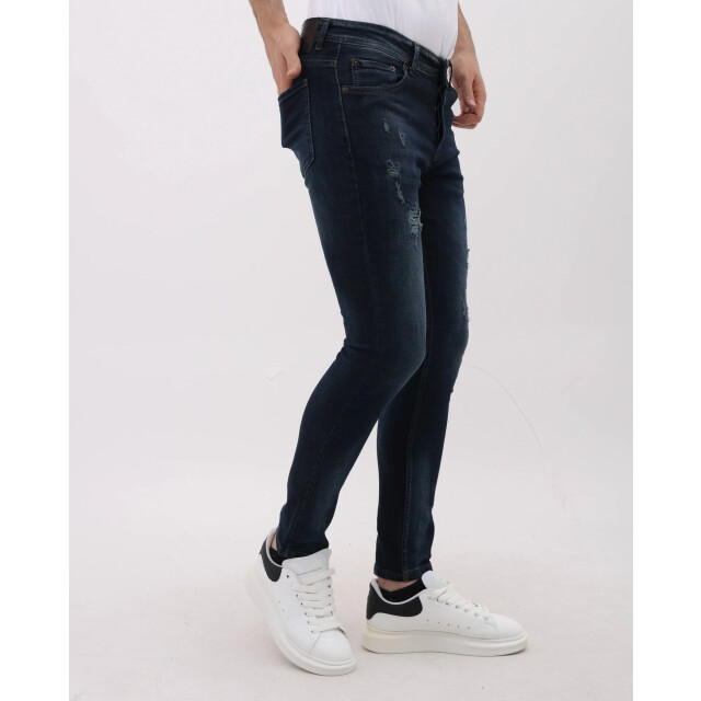 Mario Morato Jeans slim fit stretch met scheuren mm MM-S-1979/107 large