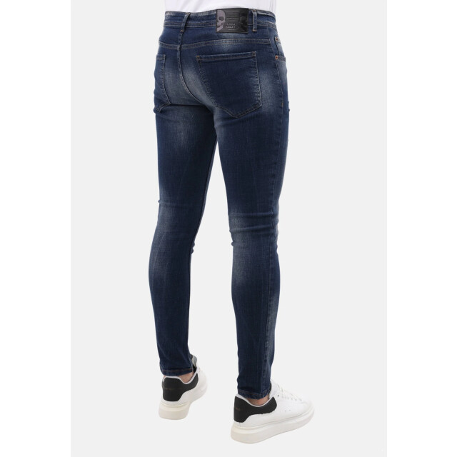 Mario Morato Spijkerbroek slim fit met verfspatten mm MM-S-1979/105 large