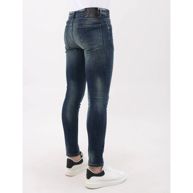 Mario Morato Spijkerbroek met gaten slim fit stretch mm MM-S-1979/102 large