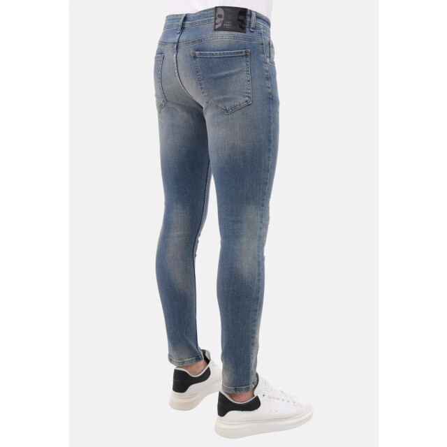 Mario Morato Sim fit stretch jeans met scheuren mm MM-S-1979/104 large