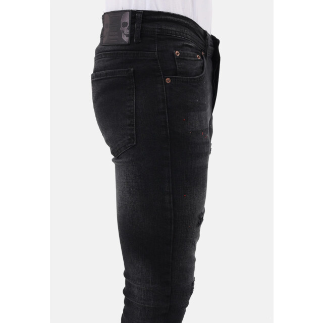 Mario Morato Slim fit ripped jeans met verfspatten mm MM-S-1979/116 large