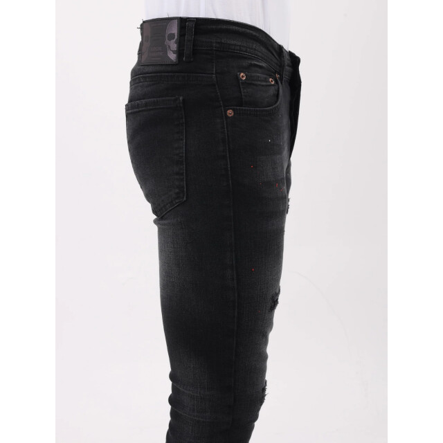Mario Morato Slim fit ripped jeans met verfspatten mm MM-S-1979/116 large
