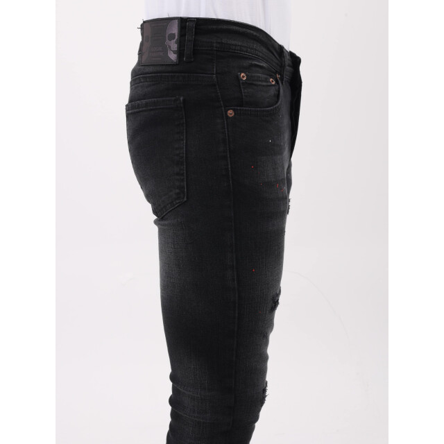 Mario Morato Slim fit ripped jeans met verfspatten mm MM-S-1979/116 large