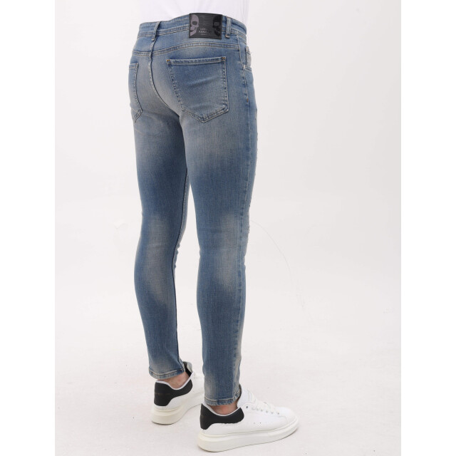 Mario Morato Sim fit stretch jeans met scheuren mm MM-S-1979/104 large