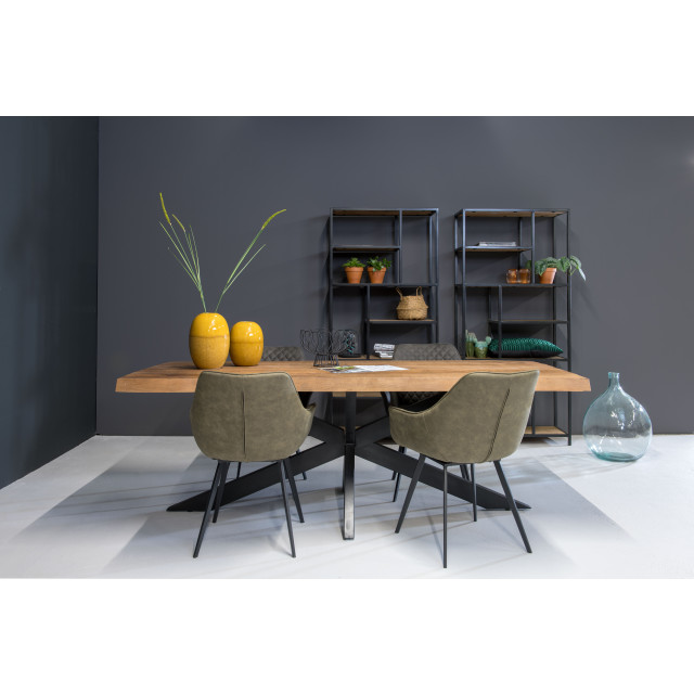 Livingfurn eetkamertafel nairobi tree top 200cm mangohout - 2061605 large