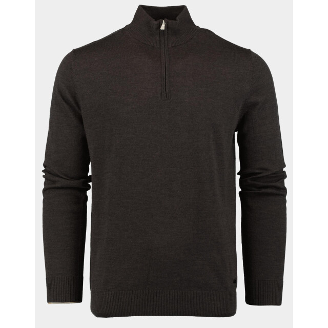 Born with Appetite Pullover lux halfzip pullover 24305lu15/870 dark brown 183295 large