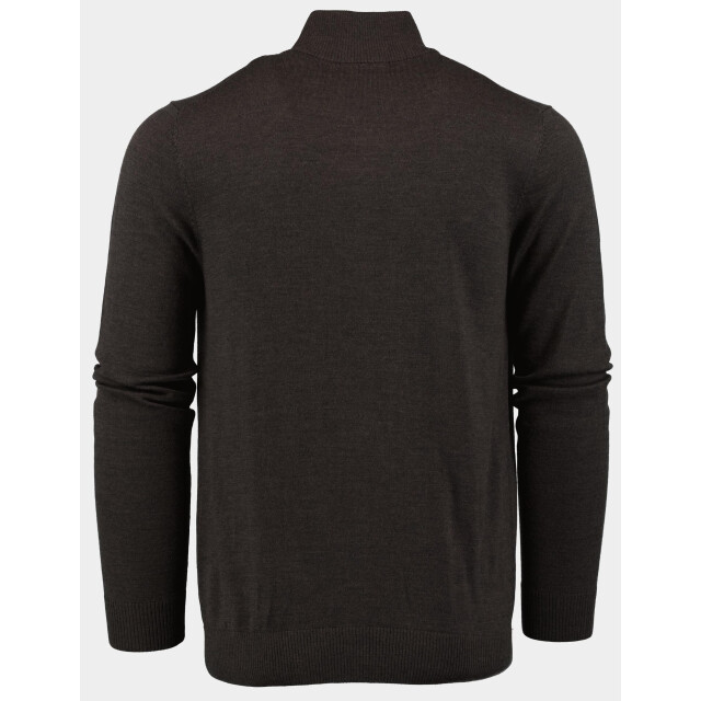 Born with Appetite Pullover lux halfzip pullover 24305lu15/870 dark brown 183295 large