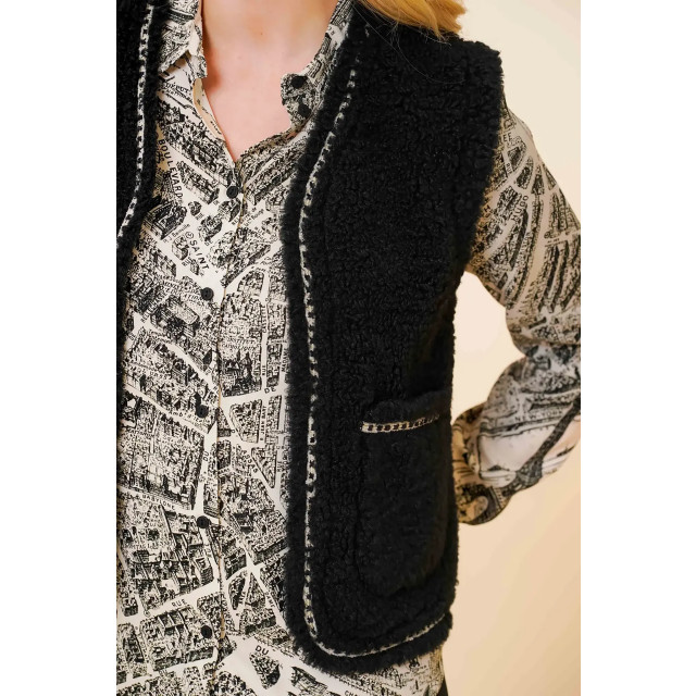 Geisha 45846-19 gilet teddy embroidery 45846-19 Gilet teddy embroidery large