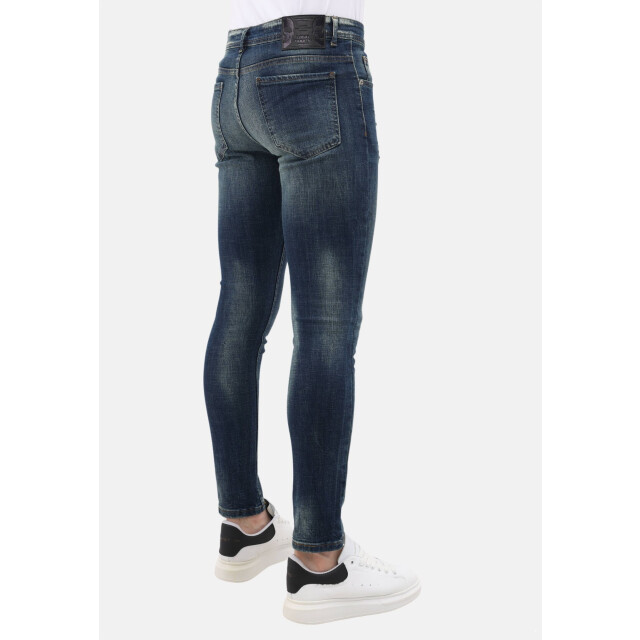 Mario Morato Spijkerbroek met gaten slim fit stretch mm MM-S-1979/102 large