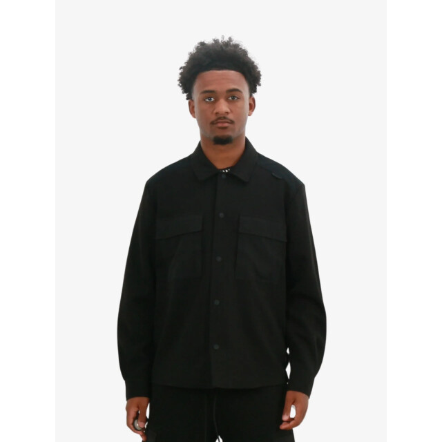 Antony Morato Heren vest overshirt zwart MMSL00726-FA150168-9000 large