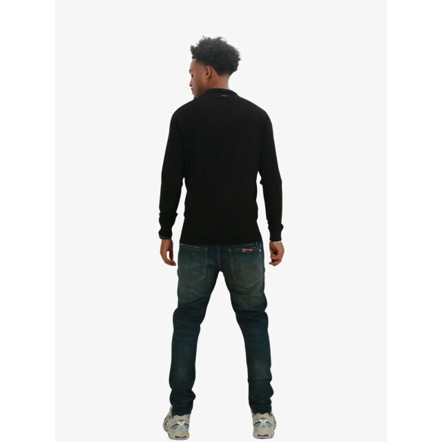 Antony Morato Sweater slim fit in stretch viscose blend yarn MMSW01486-YA500002-9000 large