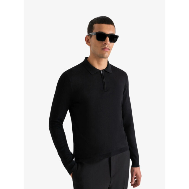 Antony Morato Sweater slim fit in stretch viscose blend yarn MMSW01486-YA500002-9000 large