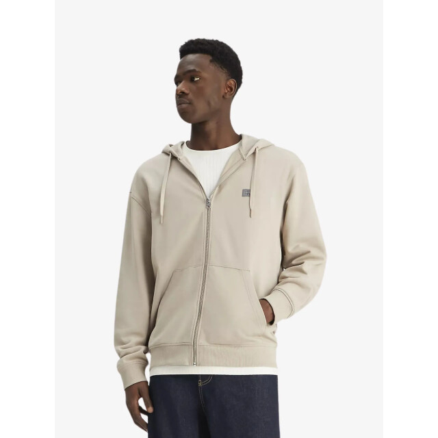 Calvin Klein Woven label zip thro, pcf J30J326858-PCF large
