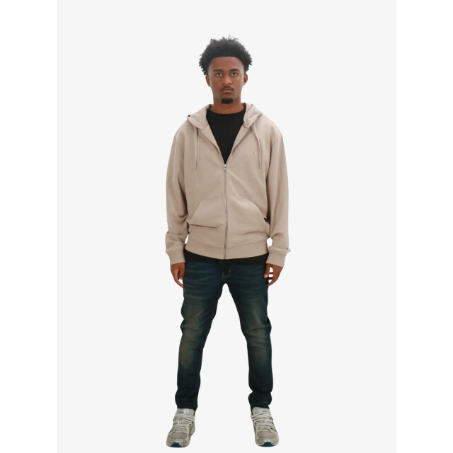 Calvin Klein Woven label zip thro, pcf J30J326858-PCF large
