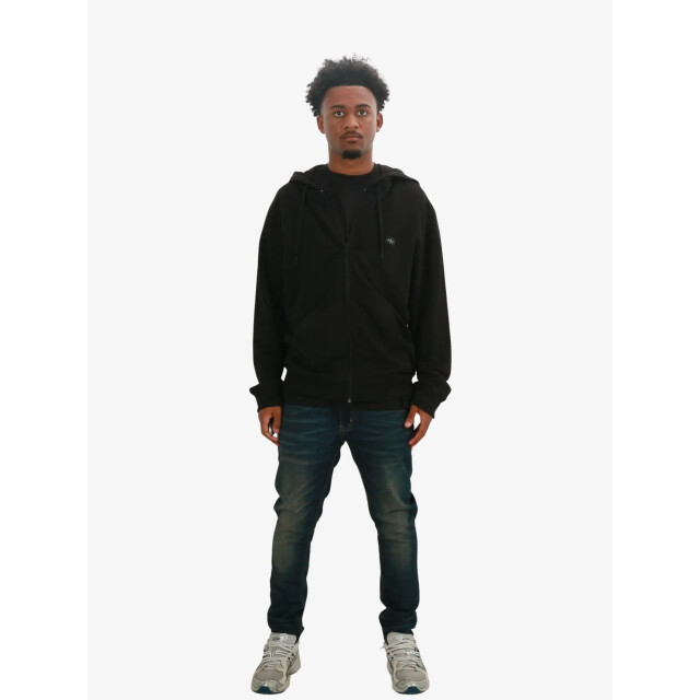 Calvin Klein Woven label zip thro, beh J30J326858-BEH large