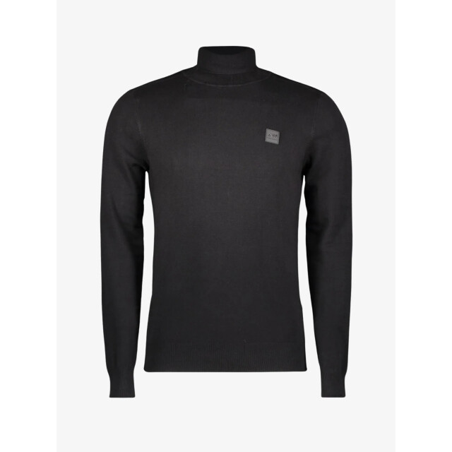 Antony Morato Sweater slim fit in viscosa blend yarn with metal logo rubber pa MMSW01440-YA500002-9000 large