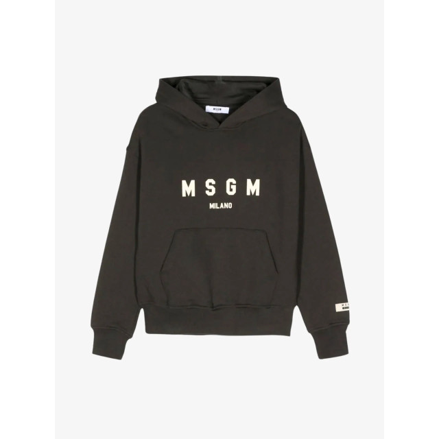 Msgm Jongens hoodie piombo lead F4MSJUHS173-103 large