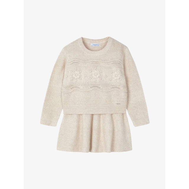 Mayoral Meisjes set rok sand 4935-80-H-SAND large