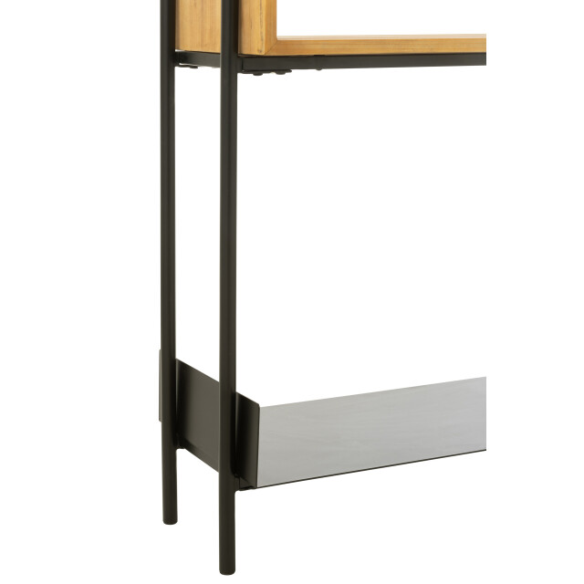 J-Line console tina hout/ijzer /naturel 120x30x80cm 3001792 large
