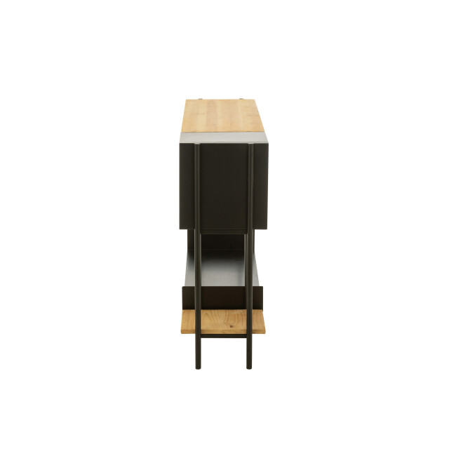 J-Line console tina hout/ijzer /naturel 120x30x80cm 3001792 large