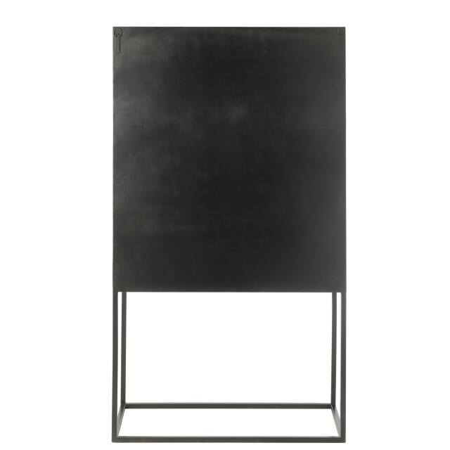 J-Line barkast shanil hout/ijzer 90x40x162cm 3001787 large