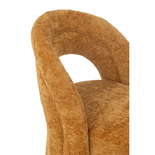 J-Line accent stoel textiel oker 64x66x80cm 3002701 large