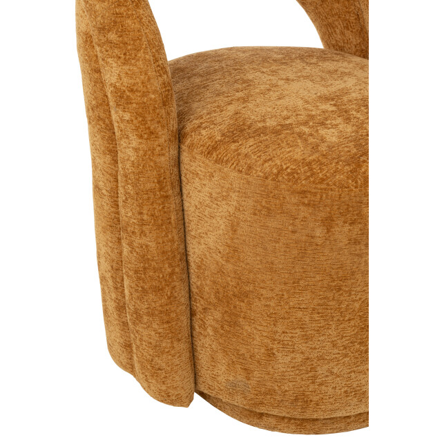 J-Line accent stoel textiel oker 64x66x80cm 3002701 large