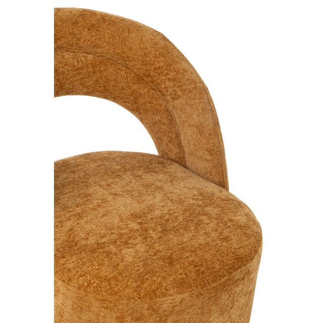 J-Line accent stoel textiel oker 64x66x80cm 3002701 large